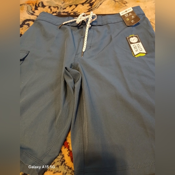 Salty Crew Blue Men's Shorts - Picture 1 of 5